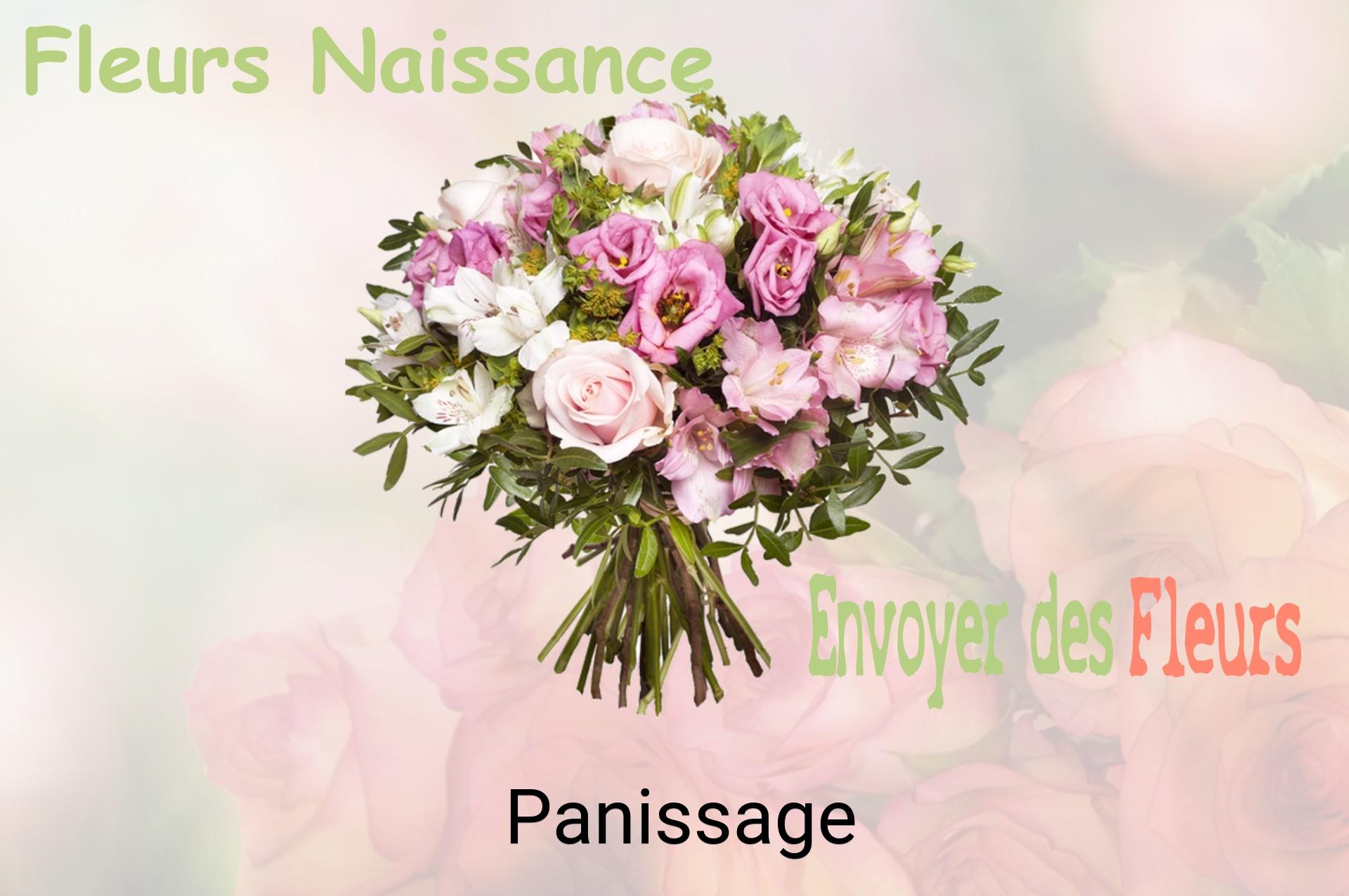 Bouquet de fleurs de naissance livré à Panissage